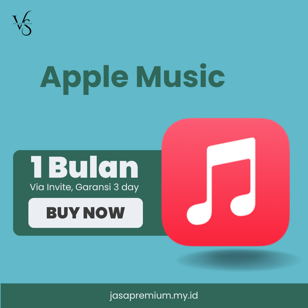 APPLE MUSIC VIA INVITE 1 BULAN